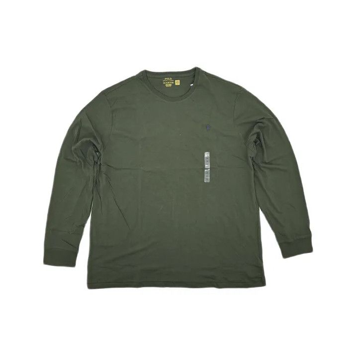 Polo Ralph Lauren Polo Ralph Lauren Solid Logo Embroidered Long-Sleeve T-Shirt Size US XXL / EU 58 / 5 - 2 Thumbnail