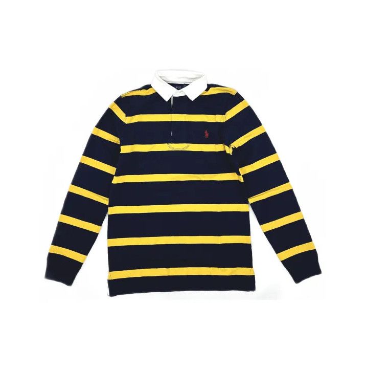 Polo Ralph Lauren Polo Ralph Lauren Striped Collar Long-Sleeve T-Shirt Size US S / EU 44-46 / 1 - 2 Thumbnail