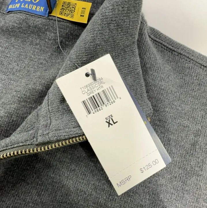 Polo Ralph Lauren Polo Ralph Lauren Half-Zip Logo Pullover Sweatshirt Size US XL / EU 56 / 4 - 5 Thumbnail