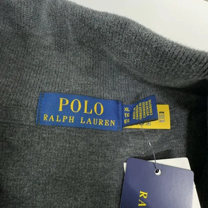 Polo Ralph Lauren Polo Ralph Lauren Half-Zip Logo Pullover Sweatshirt Size US XL / EU 56 / 4 - 4 Thumbnail