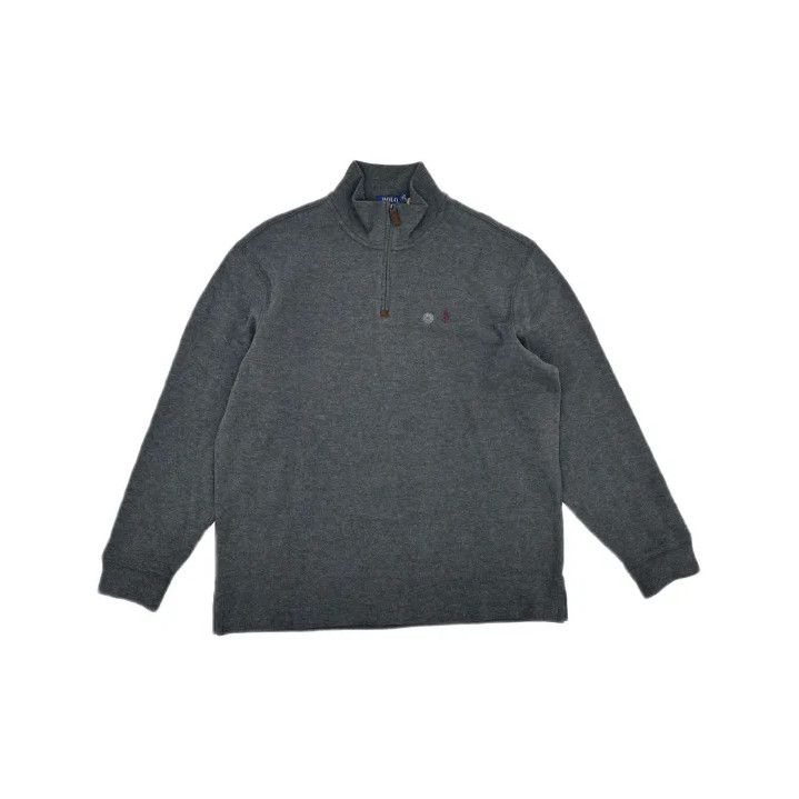 Polo Ralph Lauren Polo Ralph Lauren Half-Zip Logo Pullover Sweatshirt Size US XL / EU 56 / 4 - 2 Thumbnail