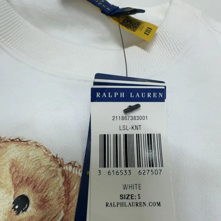 Polo Ralph Lauren Polo Ralph Lauren Bear Print Long-Sleeve Sweatshirt Size US S / EU 44-46 / 1 - 4 Thumbnail