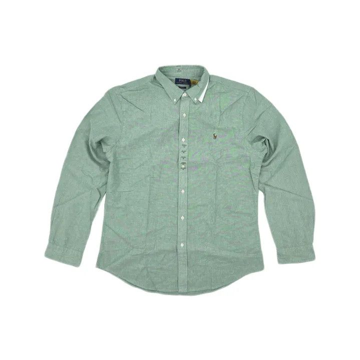 Polo Ralph Lauren Polo Ralph Lauren Green Long Sleeve Button-Up Shirt Size US XL / EU 56 / 4 - 2 Thumbnail