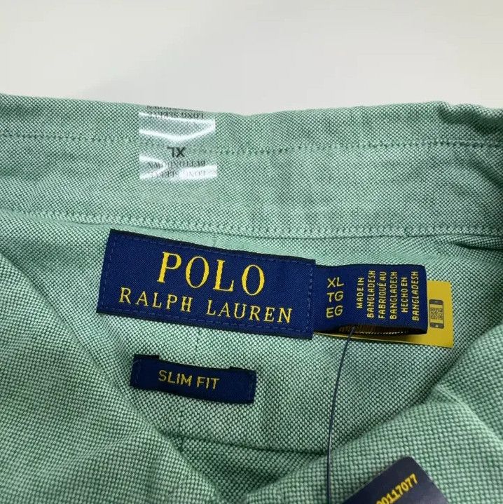 Polo Ralph Lauren Polo Ralph Lauren Green Long Sleeve Button-Up Shirt Size US XL / EU 56 / 4 - 4 Thumbnail