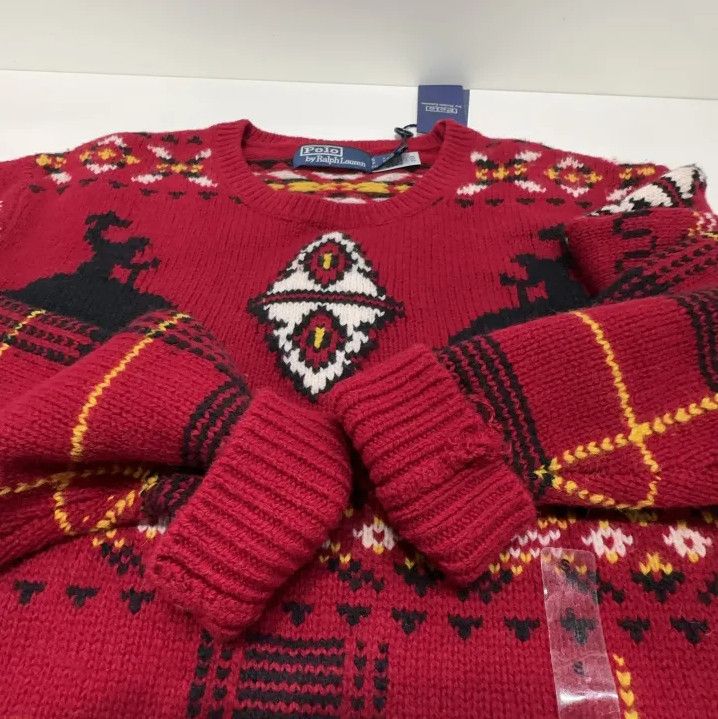 Polo Ralph Lauren Polo Ralph Lauren Logo Embroidered Loose Sweater Size US S / EU 44-46 / 1 - 7 Thumbnail