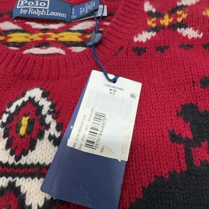 Polo Ralph Lauren Polo Ralph Lauren Logo Embroidered Loose Sweater Size US S / EU 44-46 / 1 - 5 Thumbnail