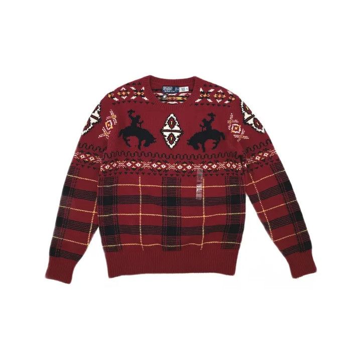Polo Ralph Lauren Polo Ralph Lauren Logo Embroidered Loose Sweater Size US S / EU 44-46 / 1 - 2 Thumbnail