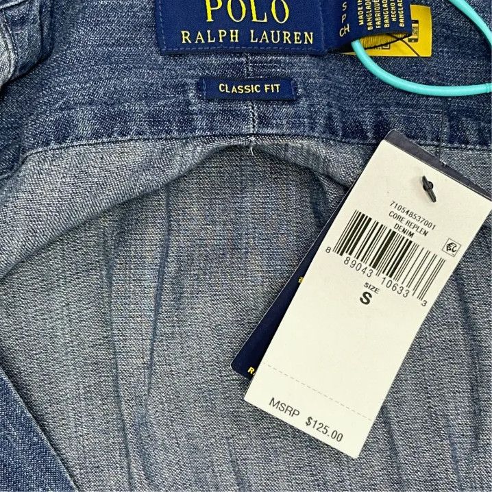 Polo Ralph Lauren Polo Ralph Lauren FW21 Logo Denim Long-Sleeve Shirt Size US S / EU 44-46 / 1 - 3 Thumbnail