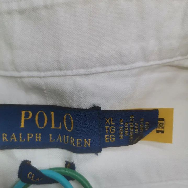 Polo Ralph Lauren Polo Ralph Lauren Men's White Long-Sleeve Shirt Size US XL / EU 56 / 4 - 2 Thumbnail