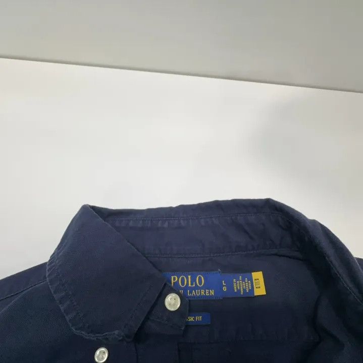 Polo Ralph Lauren Polo Ralph Lauren SS23 Logo Embroidery Oxford Long Sleeve Shirt Size US L / EU 52-54 / 3 - 7 Thumbnail