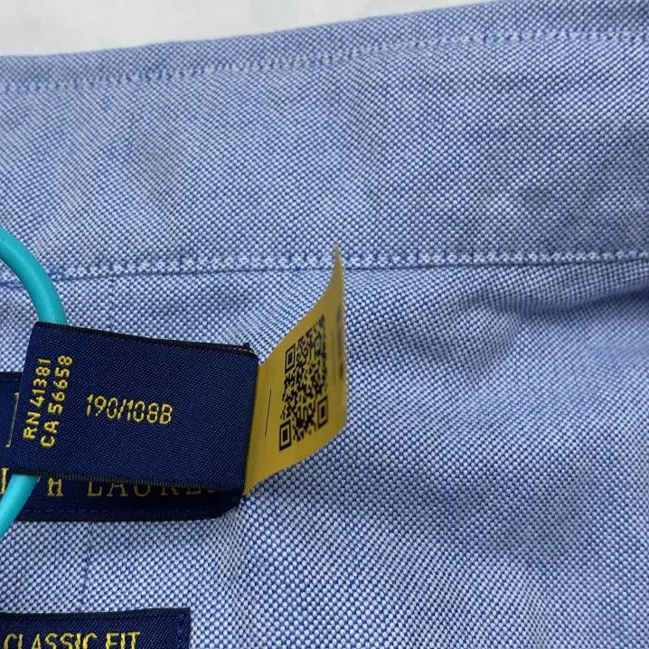 Polo Ralph Lauren Polo Ralph Lauren SS22 Solid Logo Embroidered Long Sleeve Shirt Size US XXL / EU 58 / 5 - 3 Thumbnail
