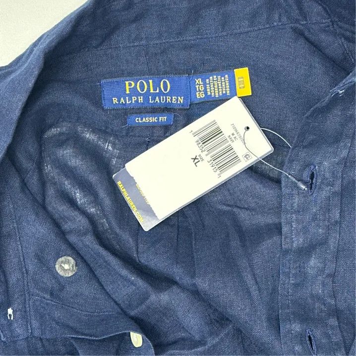 Polo Ralph Lauren Polo Ralph Lauren Men's Solid Logo Embroidered Long-Sleeve Shirt Size US XL / EU 56 / 4 - 2 Thumbnail
