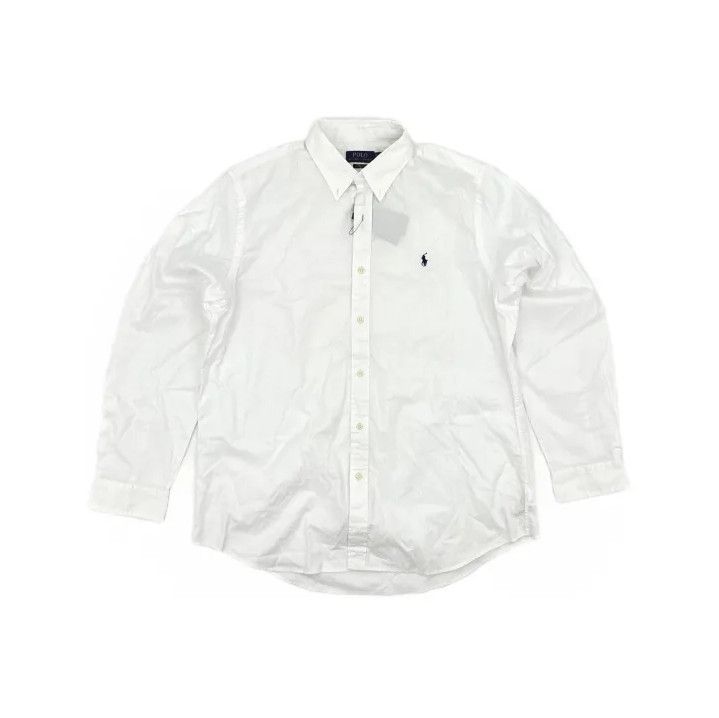 Polo Ralph Lauren Polo Ralph Lauren FW21 Logo Embroidered Oxford Shirt Size US XL / EU 56 / 4 - 2 Thumbnail