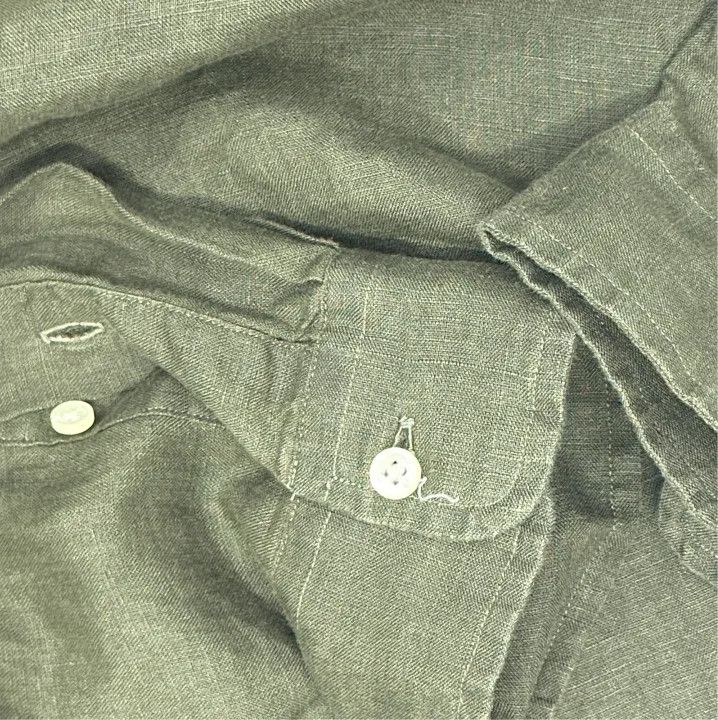 Polo Ralph Lauren Polo Ralph Lauren Men's Green Long-Sleeve Shirt Size US XXL / EU 58 / 5 - 5 Thumbnail