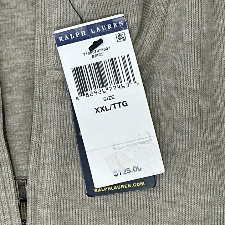 Polo Ralph Lauren Polo Ralph Lauren SS23 Half-Zip Logo Sweatshirt Size US XXL / EU 58 / 5 - 4 Thumbnail