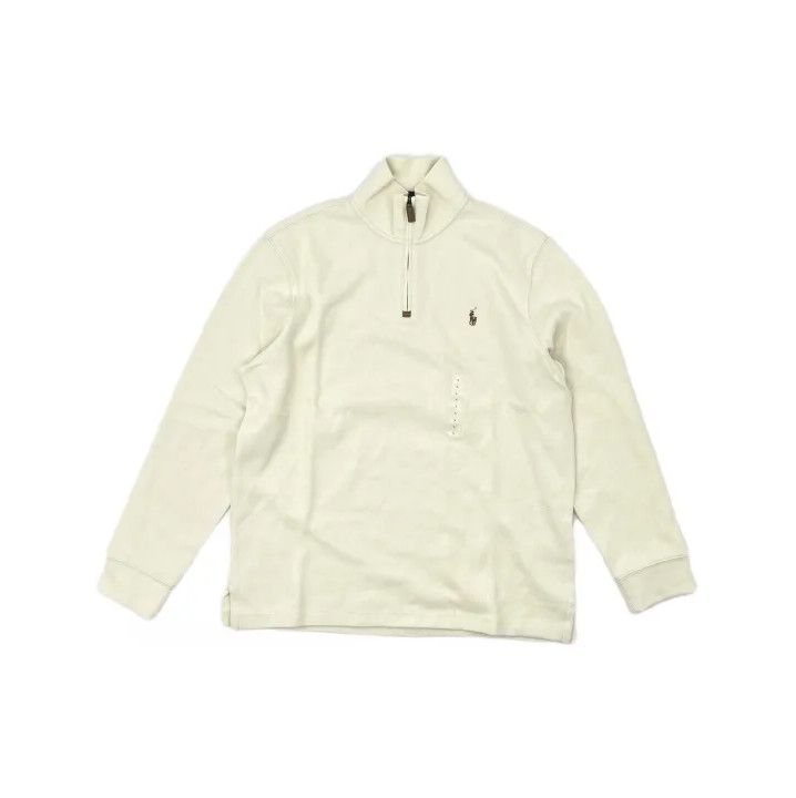 Polo Ralph Lauren Polo Ralph Lauren FW22 Solid Logo Zip Collar Sweatshirt Size US L / EU 52-54 / 3 - 2 Thumbnail