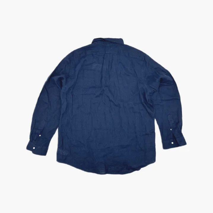 Polo Ralph Lauren Polo Ralph Lauren Solid Logo Embroidered Long Sleeve Shirt Size US XXL / EU 58 / 5 - 3 Thumbnail