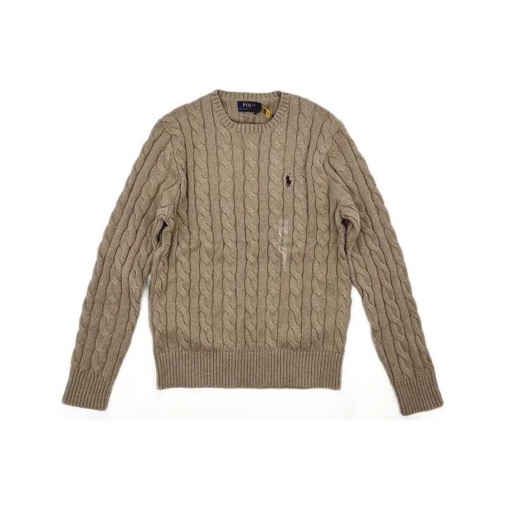 Polo Ralph Lauren Polo Ralph Lauren Men's Cable Knit Logo Sweater Size US S / EU 44-46 / 1 - 2 Thumbnail