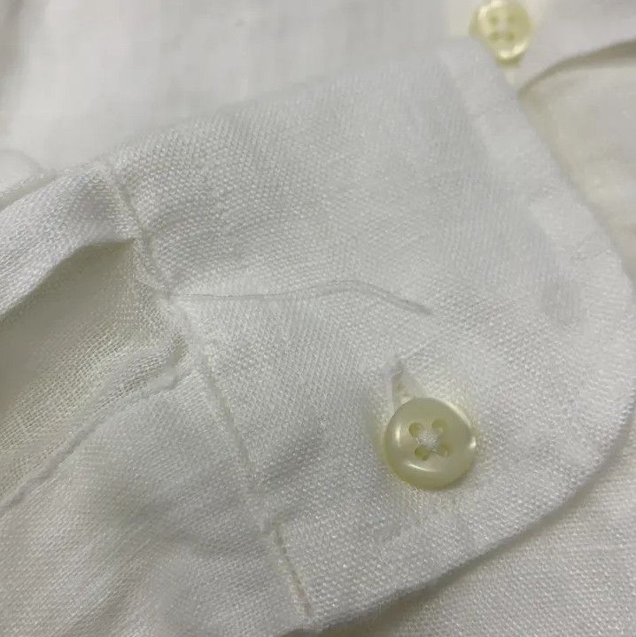 Polo Ralph Lauren Polo Ralph Lauren Linen Pony Logo Long-Sleeve Shirt Size US XL / EU 56 / 4 - 5 Thumbnail