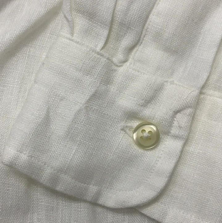 Polo Ralph Lauren Polo Ralph Lauren Linen Pony Logo Long-Sleeve Shirt Size US XL / EU 56 / 4 - 7 Thumbnail