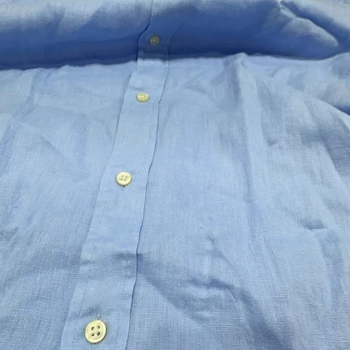 Polo Ralph Lauren Polo Ralph Lauren Men's Blue Logo Button Long-Sleeve Shirt Size US XXL / EU 58 / 5 - 8 Thumbnail