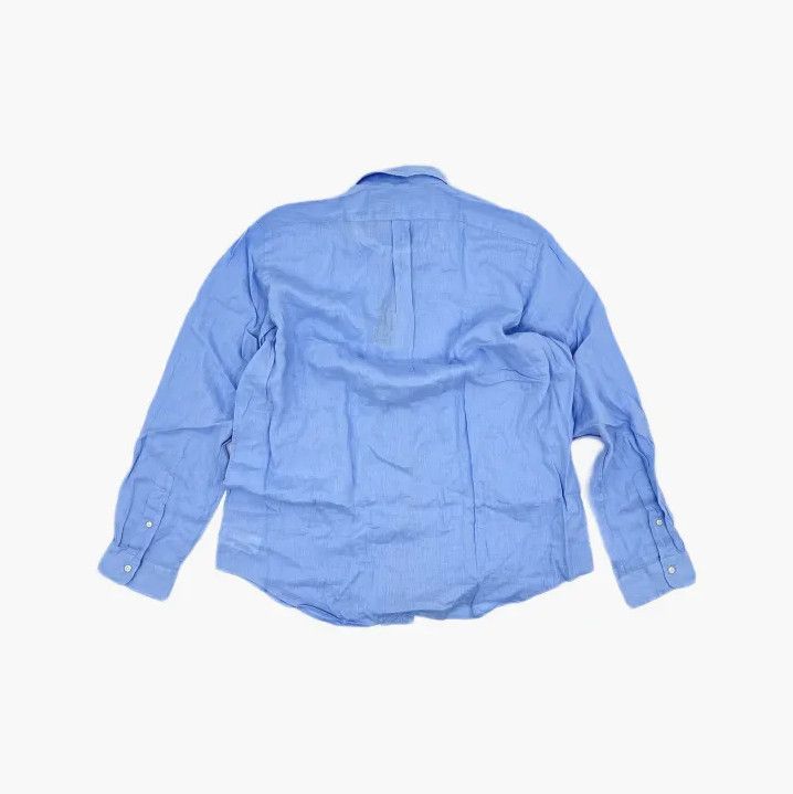 Polo Ralph Lauren Polo Ralph Lauren Men's Blue Logo Button Long-Sleeve Shirt Size US XXL / EU 58 / 5 - 3 Thumbnail