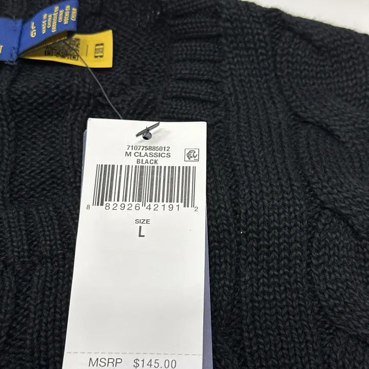 Polo Ralph Lauren Polo Ralph Lauren SS23 Solid Logo Crewneck Knit Sweater Size US L / EU 52-54 / 3 - 3 Thumbnail