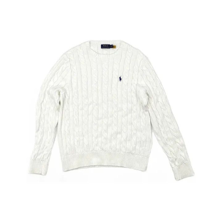 Polo Ralph Lauren Polo Ralph Lauren SS22 Chunky Cable Knit Sweater Size US L / EU 52-54 / 3 - 2 Thumbnail