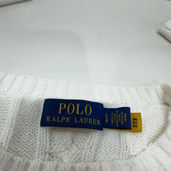 Polo Ralph Lauren Polo Ralph Lauren SS22 Chunky Cable Knit Sweater Size US L / EU 52-54 / 3 - 9 Thumbnail