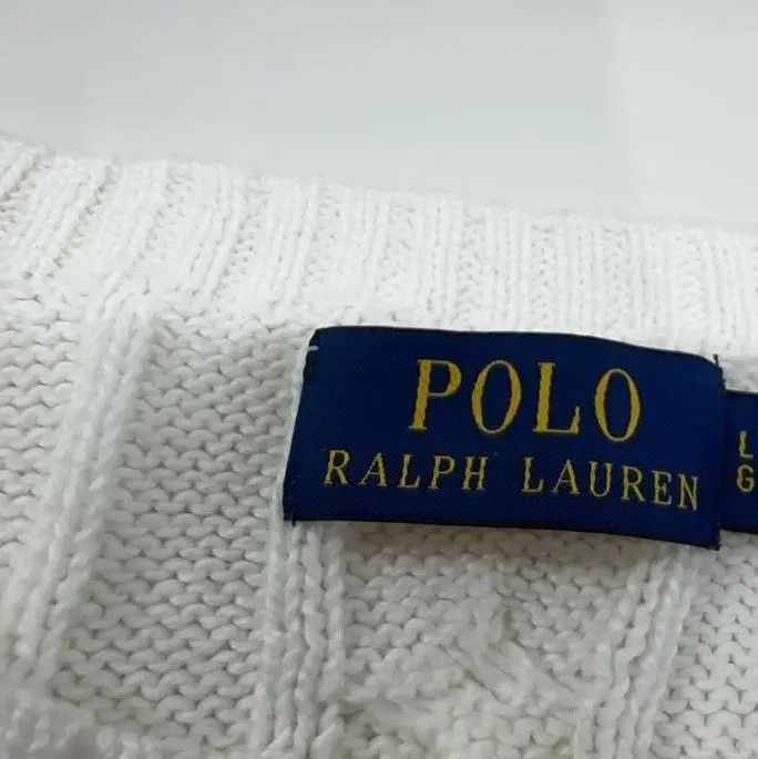 Polo Ralph Lauren Polo Ralph Lauren SS22 Chunky Cable Knit Sweater Size US L / EU 52-54 / 3 - 11 Thumbnail