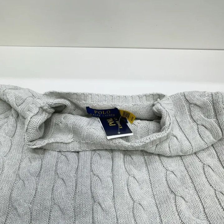 Polo Ralph Lauren Polo Ralph Lauren Men's Gray Logo Embroidered Sweater Size US L / EU 52-54 / 3 - 7 Thumbnail