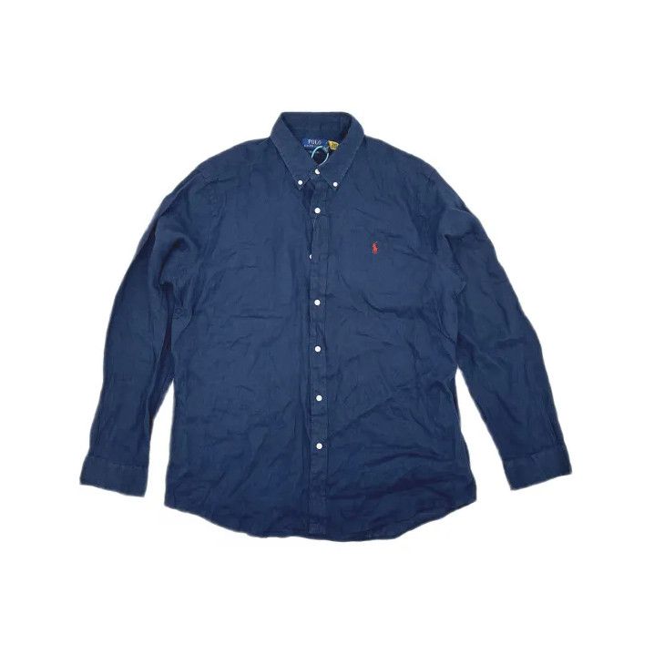 Polo Ralph Lauren Polo Ralph Lauren Logo Collar Long-Sleeve Button Shirt Size US XL / EU 56 / 4 - 2 Thumbnail
