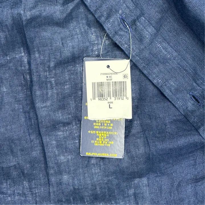 Polo Ralph Lauren Polo Ralph Lauren Solid Logo Embroidered Long-Sleeve Shirt Size US L / EU 52-54 / 3 - 2 Thumbnail