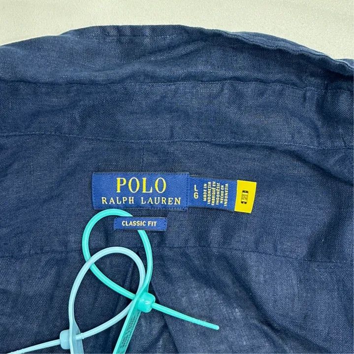 Polo Ralph Lauren Polo Ralph Lauren Solid Logo Embroidered Long-Sleeve Shirt Size US L / EU 52-54 / 3 - 3 Thumbnail
