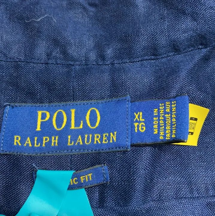 Polo Ralph Lauren Polo Ralph Lauren Solid Logo Embroidered Long-Sleeve Shirt Size US XL / EU 56 / 4 - 3 Thumbnail