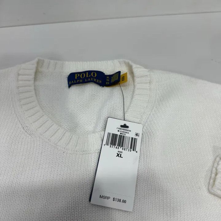 Polo Ralph Lauren Polo Ralph Lauren Solid Pony Embroidered Crewneck Sweater Size US XL / EU 56 / 4 - 4 Thumbnail