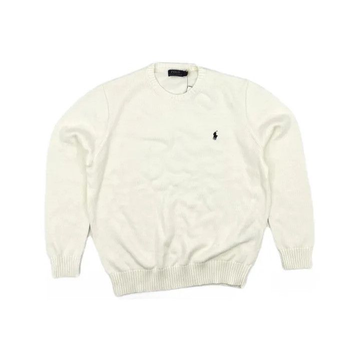 Polo Ralph Lauren Polo Ralph Lauren Solid Pony Embroidered Crewneck Sweater Size US XL / EU 56 / 4 - 2 Thumbnail
