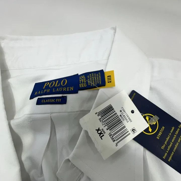 Polo Ralph Lauren Polo Ralph Lauren FW21 Logo Embroidered Oxford Shirt Size US XXL / EU 58 / 5 - 4 Thumbnail