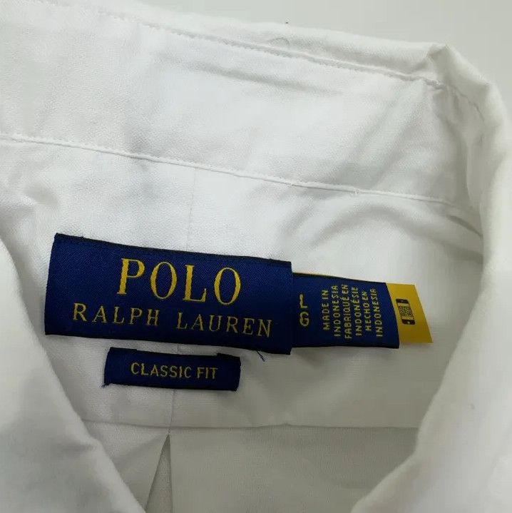 Polo Ralph Lauren Polo Ralph Lauren FW21 Logo Embroidered Oxford Long Sleeve Shirt Size US L / EU 52-54 / 3 - 5 Thumbnail