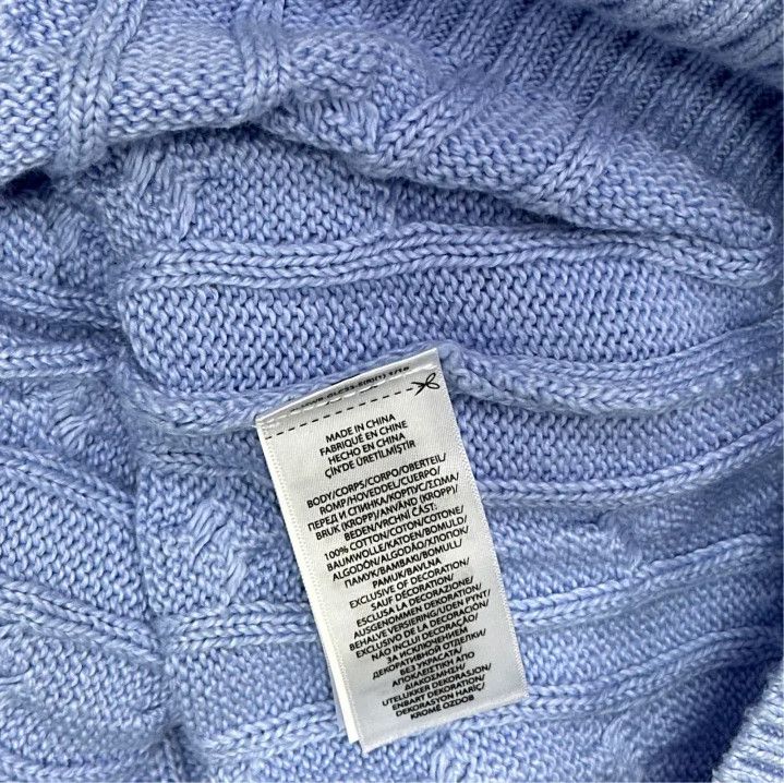 Polo Ralph Lauren Polo Ralph Lauren Cable Knit Slim Fit Sweater Size US XXL / EU 58 / 5 - 4 Thumbnail