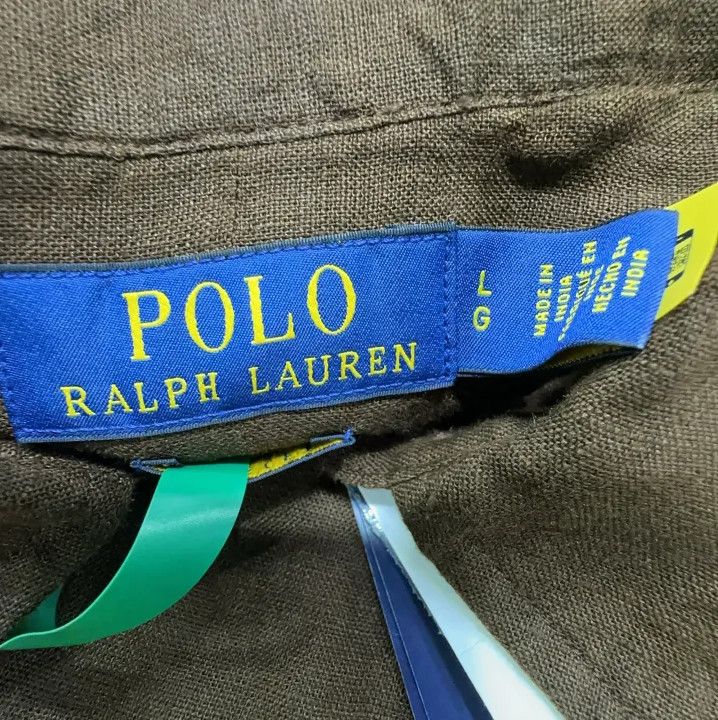 Polo Ralph Lauren Polo Ralph Lauren Solid Long-Sleeve Button-Up Shirt Size US L / EU 52-54 / 3 - 4 Thumbnail