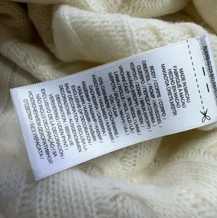 Polo Ralph Lauren Polo Ralph Lauren FW22 Cable-Knit Logo Sweater Size US XL / EU 56 / 4 - 5 Thumbnail