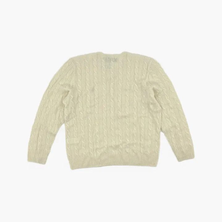 Polo Ralph Lauren Polo Ralph Lauren FW22 Cable-Knit Logo Sweater Size US XL / EU 56 / 4 - 3 Thumbnail