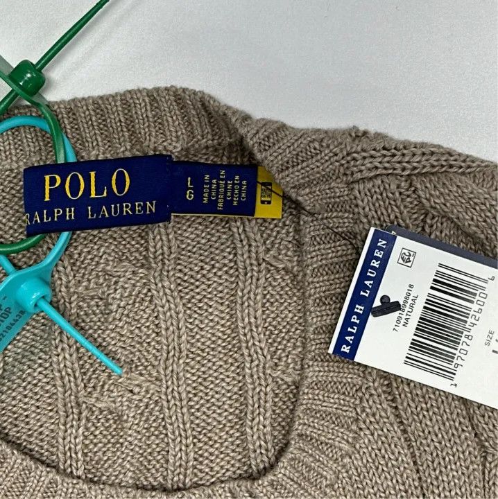 Polo Ralph Lauren Polo Ralph Lauren Men's Cable Knit Long-Sleeve Sweater Size US L / EU 52-54 / 3 - 2 Thumbnail