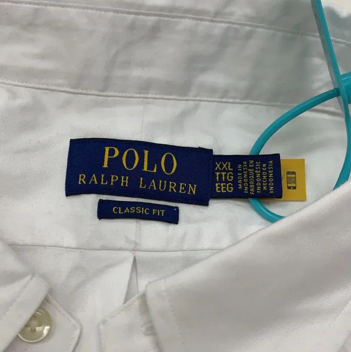 Polo Ralph Lauren Polo Ralph Lauren Logo Embroidered Oxford Long-Sleeve Shirt Size US XXL / EU 58 / 5 - 3 Thumbnail
