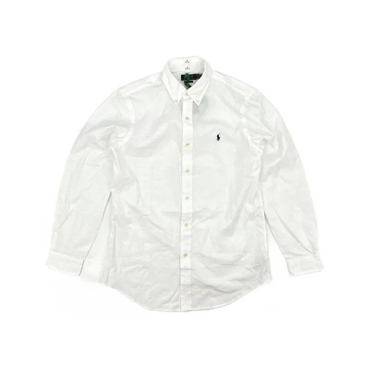 Polo Ralph Lauren Polo Ralph Lauren FW21 Logo Embroidered Oxford Long-Sleeve Shirt Size US M / EU 48-50 / 2 - 2 Thumbnail