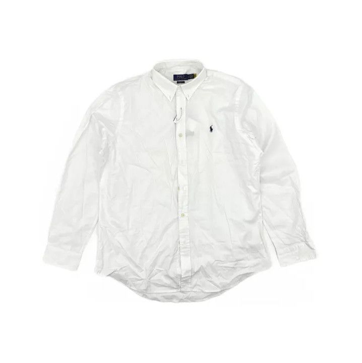 Polo Ralph Lauren Polo Ralph Lauren FW21 Logo Embroidered Oxford Shirt Size US L / EU 52-54 / 3 - 2 Thumbnail