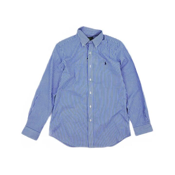 Polo Ralph Lauren Polo Ralph Lauren Striped Logo Long-Sleeve Shirt Size US M / EU 48-50 / 2 - 2 Thumbnail