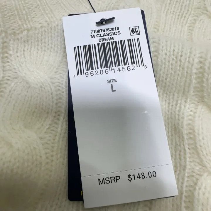 Polo Ralph Lauren Polo Ralph Lauren Solid Logo Cable Knit Sweater Size US L / EU 52-54 / 3 - 4 Thumbnail