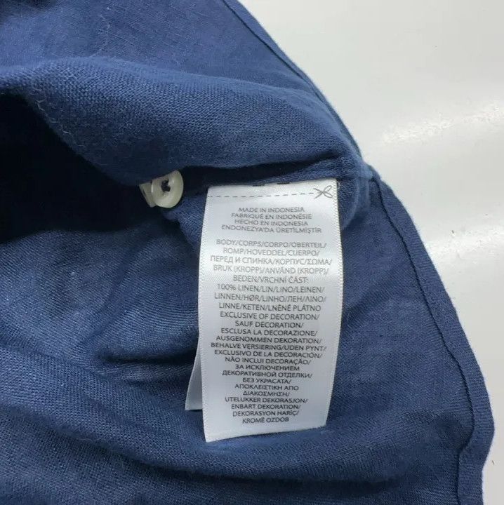 Polo Ralph Lauren Polo Ralph Lauren Logo Collar Button Long Sleeve Shirt Size US L / EU 52-54 / 3 - 3 Thumbnail